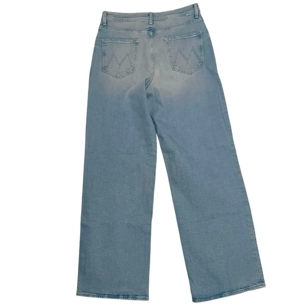 MOTHER High Waisted Spinner Zip Heel Norway Dude Jeans Size 32 - Picture 3 of 10